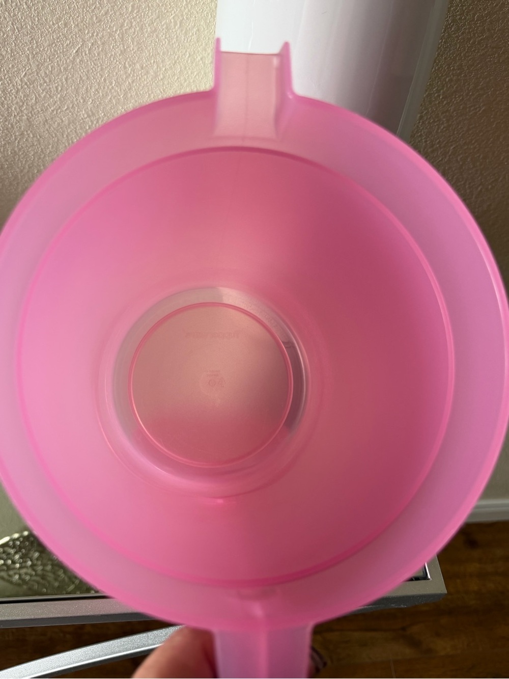 Tupperware Pink Plastic Pitcher - Picture 5 of 8